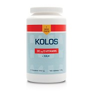 Kolos D-vitamin 30 mcg - 180 tab