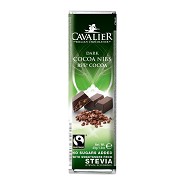 Chokoladebar Dark Cocoa nibs 85% Cavalier - 40 gram