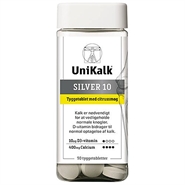 Silver 10 tyggetab m citrus - 90 Tabletter - Unikalk