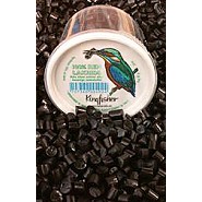 Sukkerfri lakrids små sorte - 80 gram - Kingfisher
