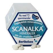 Scanalka Mineraler - 500 tab - Berthelsen