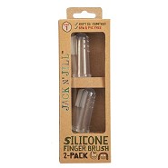 Fingertandbørste silicone 2 stk - 1 pakke - Jack N´ Jill