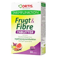 Frugt & Fibre tabletter - 30 tabletter - Ortis