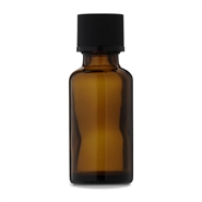 Brun glasflaske med dråbetæller - 30 ml - Epic Oils
