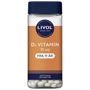 D-Vitamin 35 µg - 350 stk - Livol
