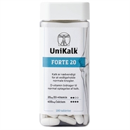 UniKalk Forte 20 - 180 tabletter - Unikalk