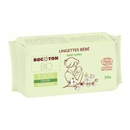 Baby Wipes - 54 stk - Bocoton Bio
