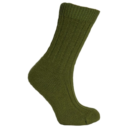 Merinostrømper med frotté Lime - str. 39/42 1 par - Clemente