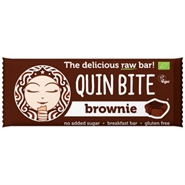 Brownie bar Økologisk - 30 gram - Quin Bite - DISCOUNT PRIS