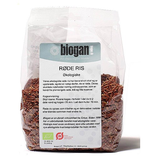 Ris røde Økologisk - 500 gr - Biogan