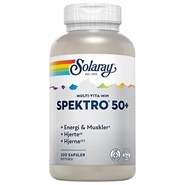 Multivitamin Spektro50+ - 200 Kapsler - Solaray