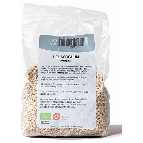 Sorghum hel Italien Økologisk  - 500 gram - Biogan