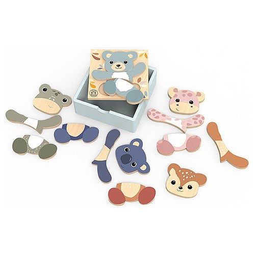 Mix and Match Puslespil 2-6 år - 1 stk - Speedy Monkey