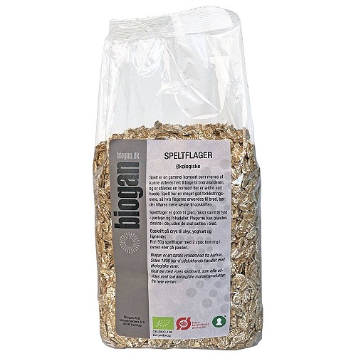 Speltflager Økologisk- 500 gr - Biogan