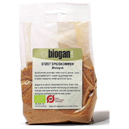 Spidskommen stødt Økologisk - 100 gram - Biogan