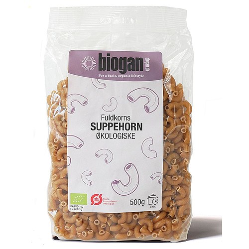 Suppehorn Fuldkorns Italien Økologisk  - 500 gram - Biogan
