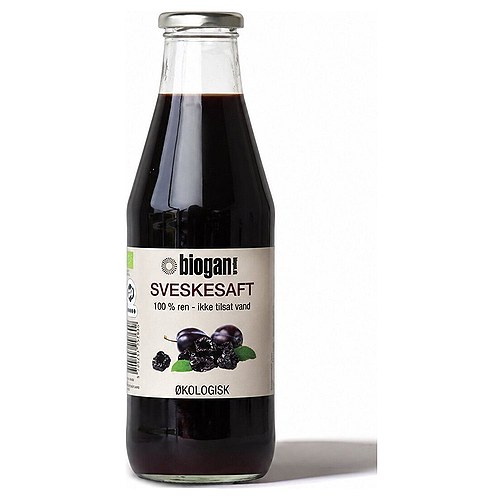 Sveskesaft 100% Økologisk - 750 ml - Biogan