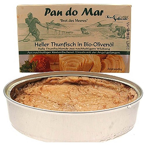 Tun i Økologisk Olivenolie, kystfanget Spanien - 120 gr -  Pan do Mar