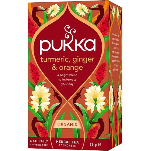 Tumeric Active te Økologisk - 20 breve - Pukka