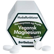 Magnesium vegansk - 90 tabletter - Berthelsen