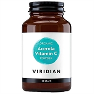 Acerola freeze-dried Økologisk - 50 gram -  Viridian Nutrition