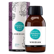 Elderberry Extract Økologisk  - 100 ml - Viridian Nutrition