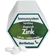 Zink 15 mg - 120 tab -  Berthelsen 